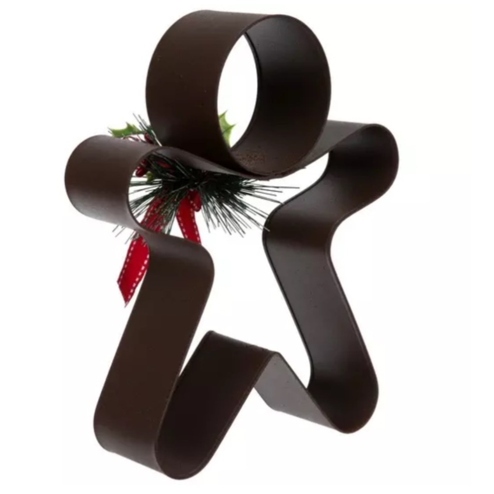 Gingerbread Man Cookie Cutter Metal New - Picture 9 of 10